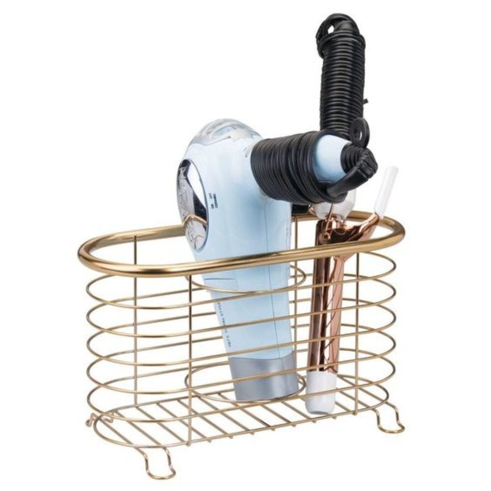 Gold Hair Tool Organizer